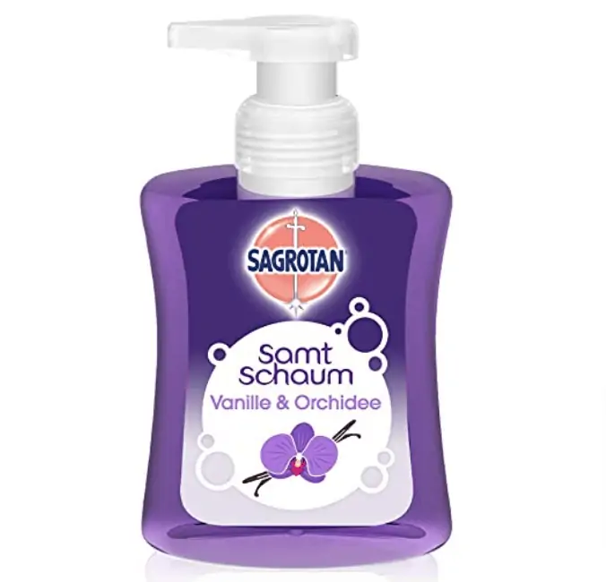4 x 250 ml Sagrotan Samt-Schaum Seife Vanille & Orchidee ab 5,15 € (Prime)