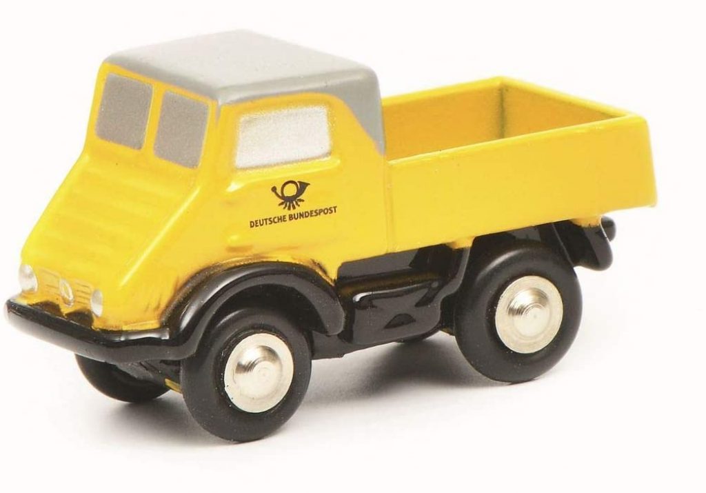 Schuco Mercedes Benz Unimog 401 Deutsche Bundespost Modellauto