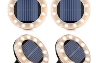 Solar-Bodenleuchte-Warmweiß-12-LEDs-Solarleuchten-für-Außen-4-Stück-Led-Solar-Gartenleuchten-IP65-Wasserdicht-Bodenleuchte-Solarleuchten-