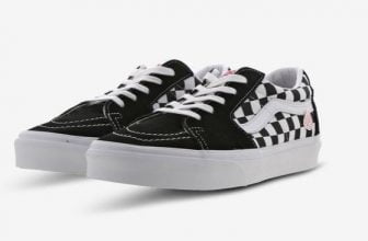Vans Sk8 Low Sneaker schwarz checkerboard