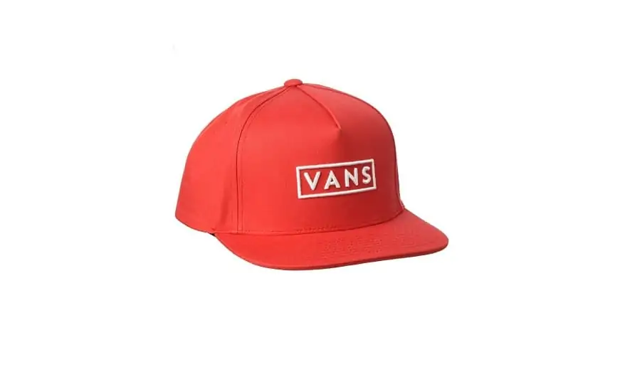 Vans Unisex Easy Box Snapback Cap mi Verschluss in rot für 10,73€ [Prime] statt 17,95€