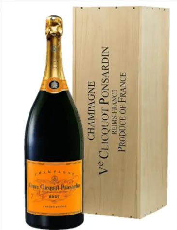 Fehler? Veuve Clicquot Brut Yellow Label Mathusalem in Holzkiste (1 x 6 l) für 119€ ( statt 702,46€ )