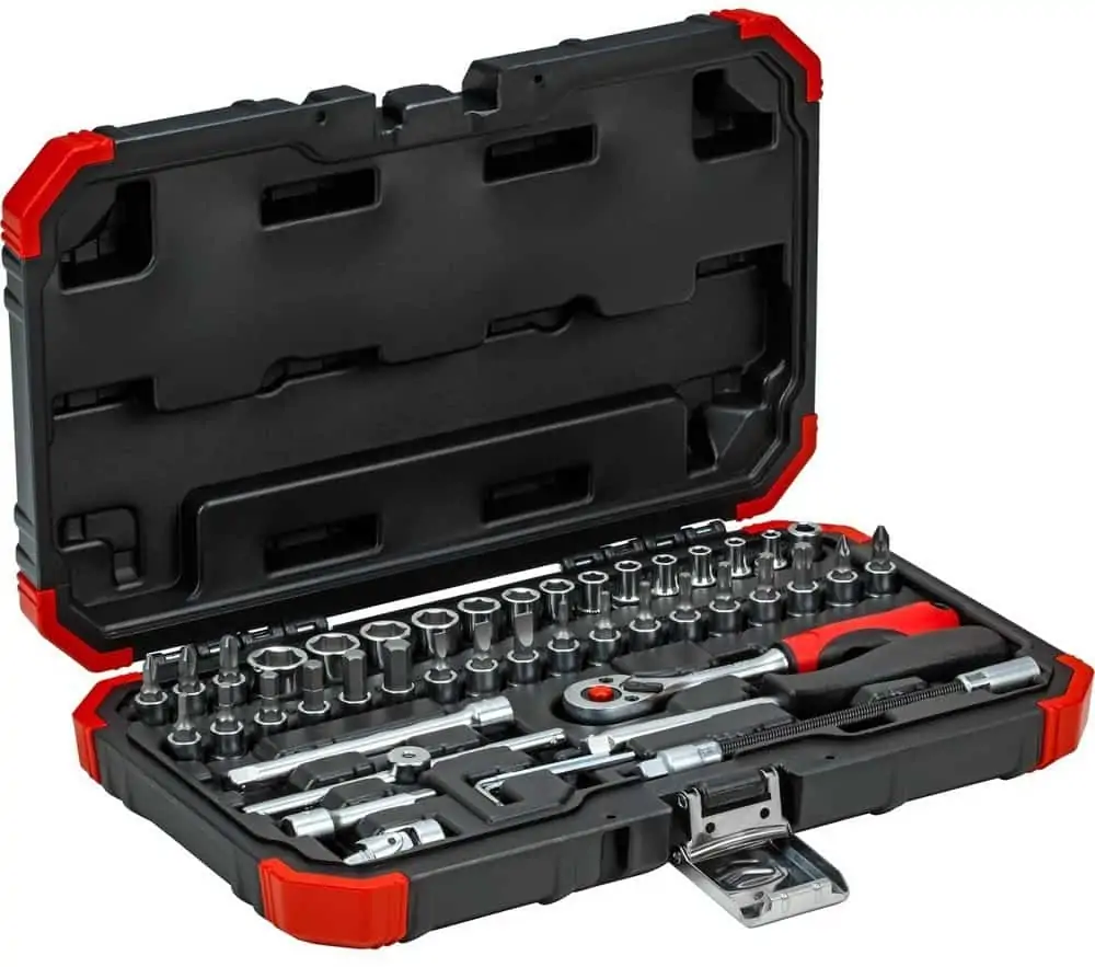 Gedore Steckschlüssel-Sortiment 1/4″ 46-teilig (R49003046) für 35,20€ inkl. Versand statt 43,66€