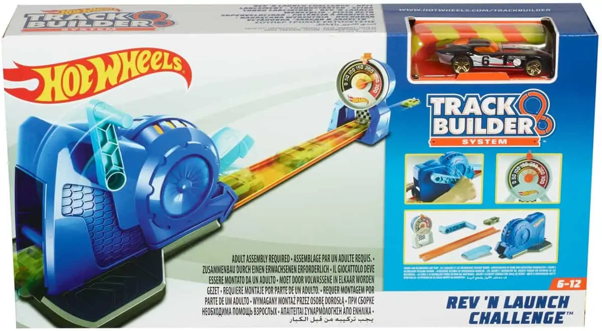 Hot Wheels FLL02 – Track Builder Turbostarter, inkl. 1 Spielzeugauto, ab 6 Jahren für 10€ [Prime] statt 19,94€