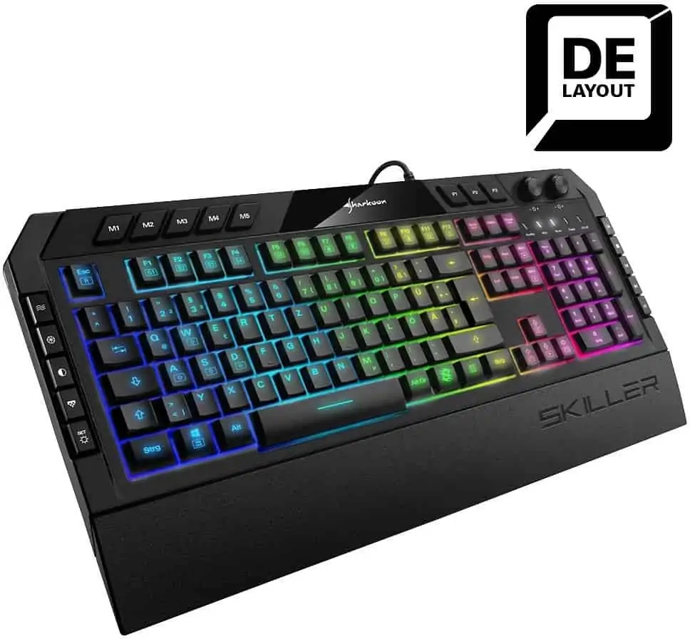 Sharkoon SKILLER SGK5, Gaming-Tastatur für 26,90 € inkl. Prime-Versand (statt 36,30 €)