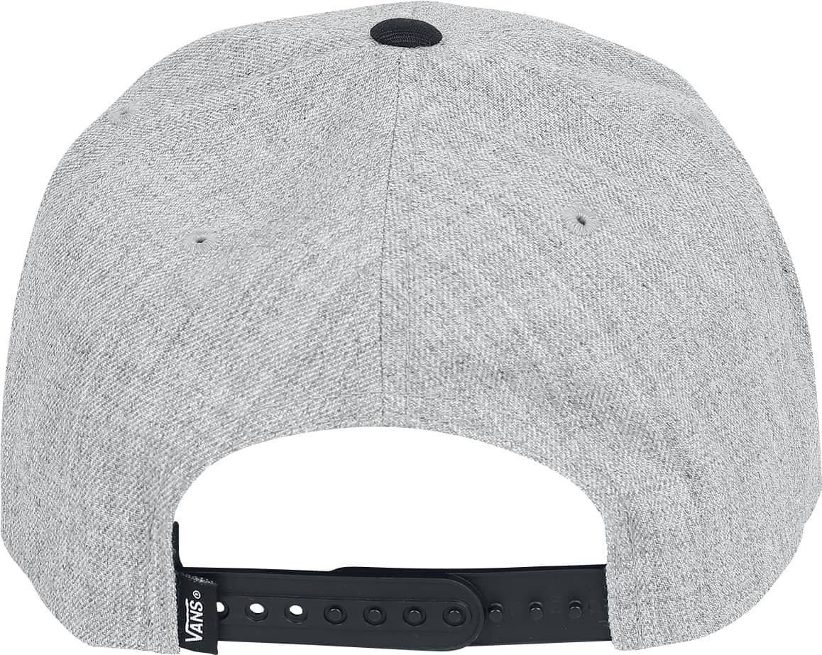 Vans Drop V Snapback Cap Heather Grey Black 1