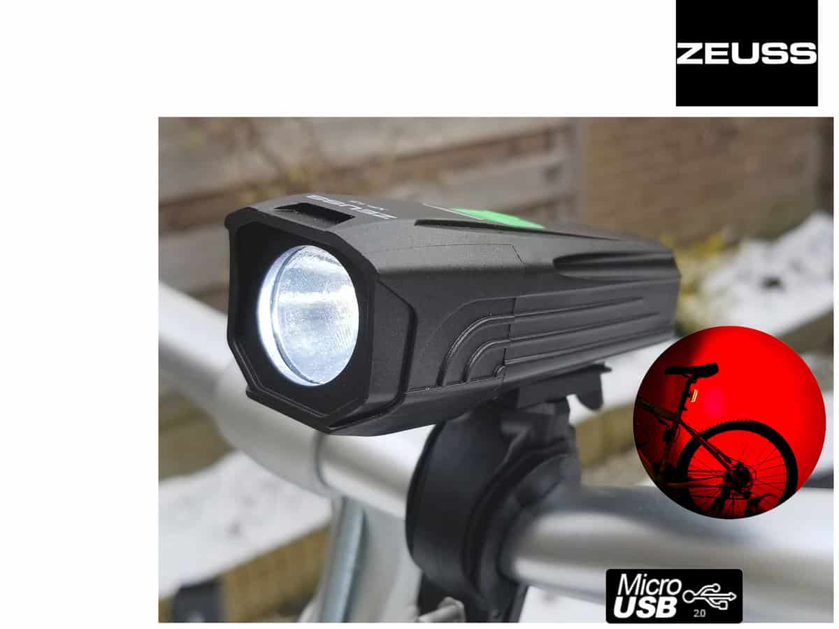 Zeuss Xf 13 Led Fahrradbeleuchtung Usb 1