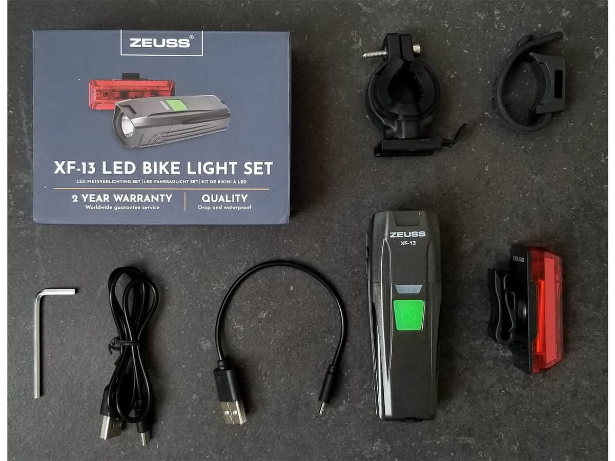 Zeuss Xf 13 Led Fahrradbeleuchtung Usb