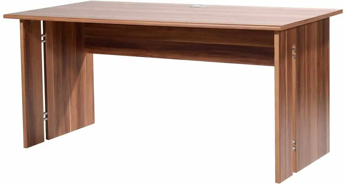 Germania 0981-88 Schreibtisch GW-Power in Walnuss-Nachbildung, 160 x 75 x 80 cm (BxHxT) für 88,99€ statt 134,99€