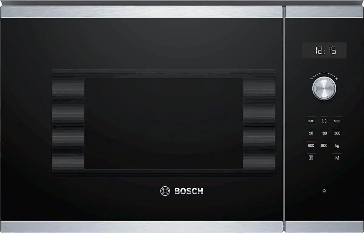 Bosch BFL524MS0 Serie 6 Einbau-Mikrowelle / 900 W / 20 L / Drehteller 25,5 cm / Türanschlag Links / Edelstahl / AutoPilot 7 für 199,34€ statt 234,73€
