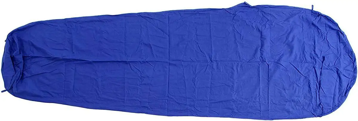 Relags Basic Nature Inlett/Hüttenschlafsack Cotton Mummy für 7,18 € [Prime] statt 16,47 €