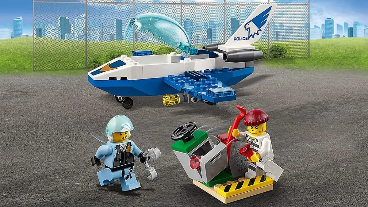 LEGO City – Polizei Flugzeugpatrouille (60206) für 7,12 € (Prime) statt 9,74 €