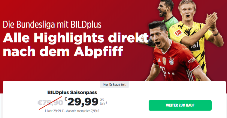 Bundesliga Mit Bildplus Bild De