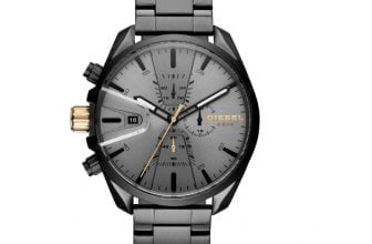 Diesel Herren Chronograph Quarz Uhr mit Edelstahl Armband