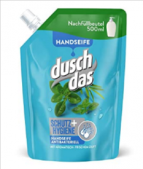 Duschdas Nachfuellseife fuer hygienisch saubere Haende mit antibakteriellem Effekt 1 Stueck 500 ml Amazon de Beauty