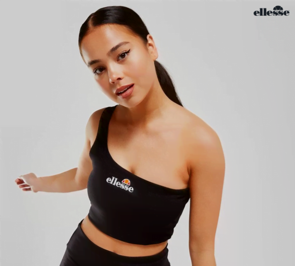 Ellesse One Shoulder Crop Top