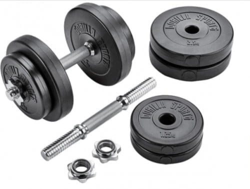 GORILLA SPORTS Kurzhantelset Kunststoff  20 kg 14-teilig mit Kurzhantelstangen für 37,94 € inkl. Versand (statt 44,99 €)