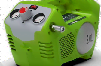 Greenworks 40V Akku Kompressor G40AC Li Ion 40V 8 bar Elektromotor mit 240 Watt Leistung