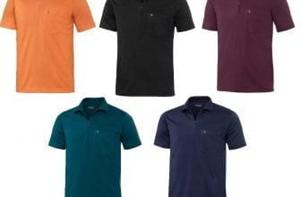 Herren Poloshirt mit Zipper kurzarm