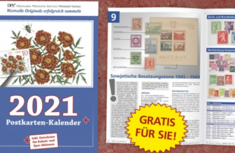 Infomaterial mit Postkarten Kalender 2021 und DPS Sammelführer jetzt GRATIS anfordern DPS Shop