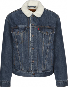 Levis® EX BF Sherpa Trucker W Jeansjacke Blau e1627550652668