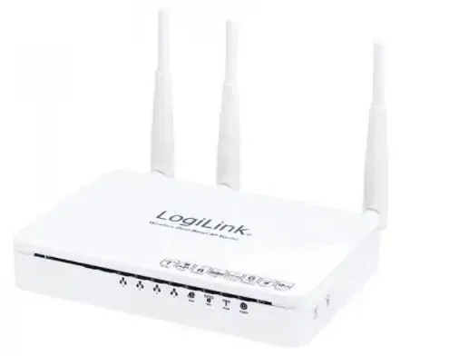 LogiLink WL0143 Wireless LAN 450 Mbit/s Dual-Band Router weiß für 10,39 € inkl. Versand