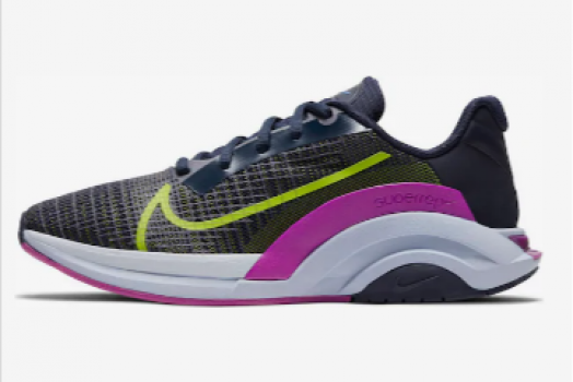 NIKE Sportschuh ZoomX SuperRep Surge in nachtblau gelb lila ABOUT YOU