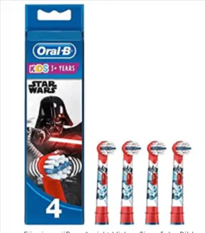 Oral-B Kids Star Wars Aufsteckbürsten für Kinder ab 3 Jahren, 4 Stück ab 4,55 € (Prime)