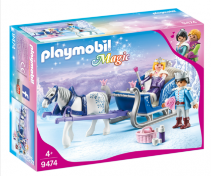 PLAYMOBIL Magic 9474 Schlitten mit Koenigspaar e1627210803148