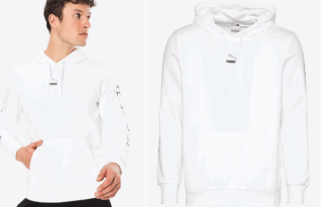 Puma Sweatshirt Elevate In Grau Schwarz Weiss About You