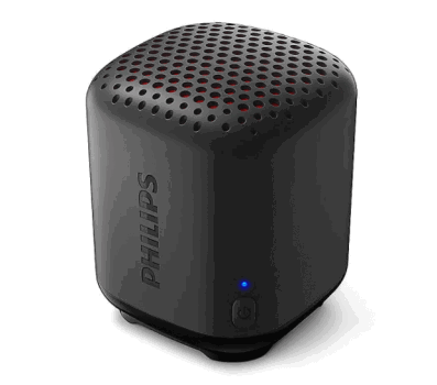 Philips TAS1505B 00 wasserfester tragbarer Bluetooth Lautsprecher Schwarz Cyberport