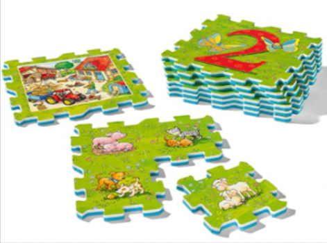 Ravensburger Kinderpuzzle 03008 Erstes Zaehlen und Bauernhoftiere Amazon de Spielzeug