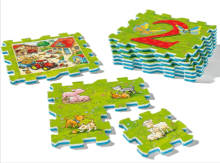 Ravensburger Kinderpuzzle 03008 Erstes Zaehlen Und Bauernhoftiere Amazon De Spielzeug