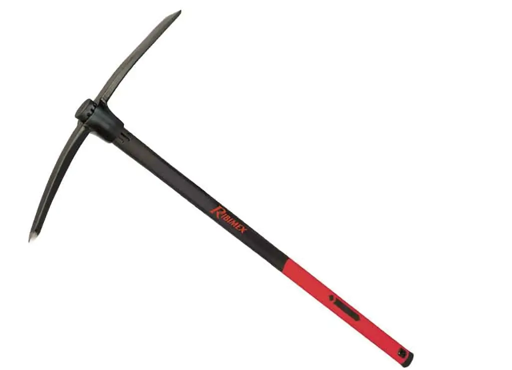 Ribimex PROJTPI15 Spitzhacke, 1.5 kg, 91 cm, Schwarz/Rot für 22,25€ [Prime] statt 36,41€