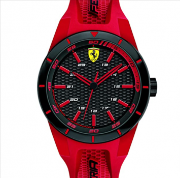 Scuderia Ferrari Herren Analog Quarz Armbanduhr mit Silikonarmband 0840005 Amazon de Uhren