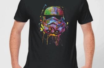 Star Wars Paint Splat Stormtrooper T Shirt