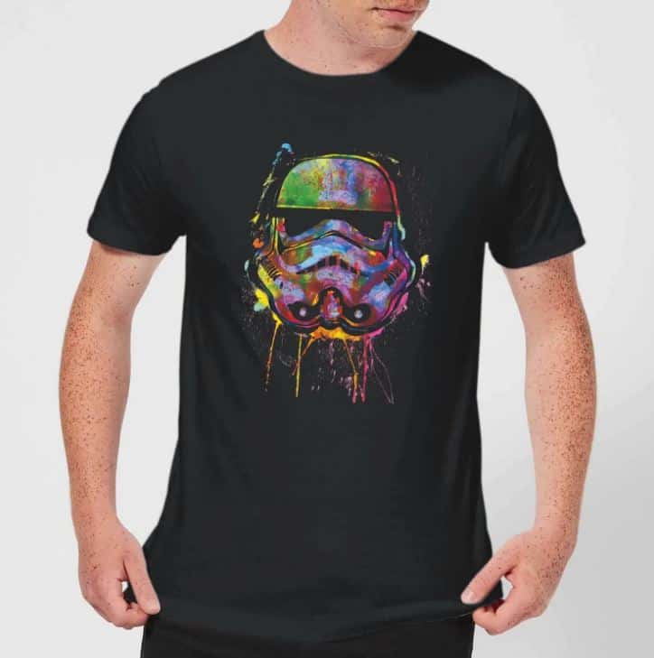 Star Wars Paint Splat Stormtrooper T Shirt