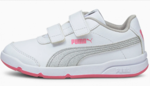 Stepfleex 2 SL VE Glitz Kids Maedchen Sneaker White Silver Sachet Pink PUMA Sneakers PUMA Deutschland