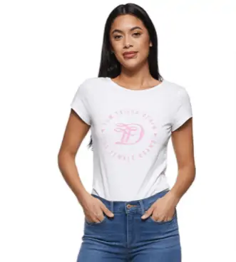 TOM TAILOR Denim Damen Basic Logo T-Shirt mit Print (XS-XL) für 3,99 € (Prime)
