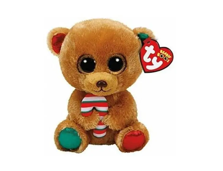 TY Bear 37251 Bella-Bär mit Zuckerstange, 24 cm [limitierte XMAS Version] für 12,55 € inkl. Versand statt 16,46 €