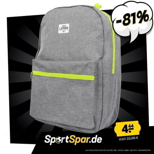 Tokyo Laundry Flash Canvas Rucksack 1W13292 Neon Yellow für 4,44 € zzgl. 3,95 € Versand