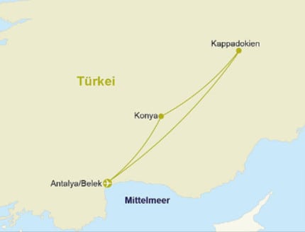 Tuerkei Rundreise Kappadokien Ab An Antalya