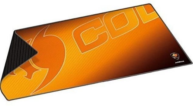 cougar arena gaming mousepad orange