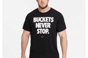 engelhorn Nike Herren T Shirt NBA Dri FIT Buckets Never Stop Me Detailansicht 03 V1069583W v1