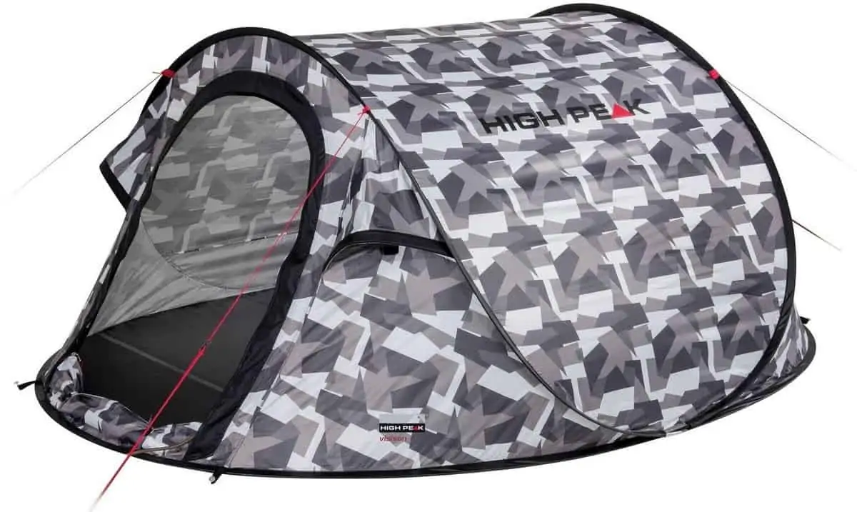 High Peak Wurfzelt Vision 3 (235 x 180 x 100 cm, 3 Personen, UV60, 2000mm) für 58,24 € statt 79,80 €