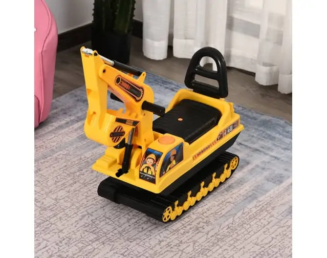 HOMCOM Rutscherfahrzeug Bagger, mit funktionierender Schaufel, Hupe und Schalthebel, Größe: ca. 24 x 58,50 x 78 cm für 34,99€ inkl. Versand statt 49,90€
