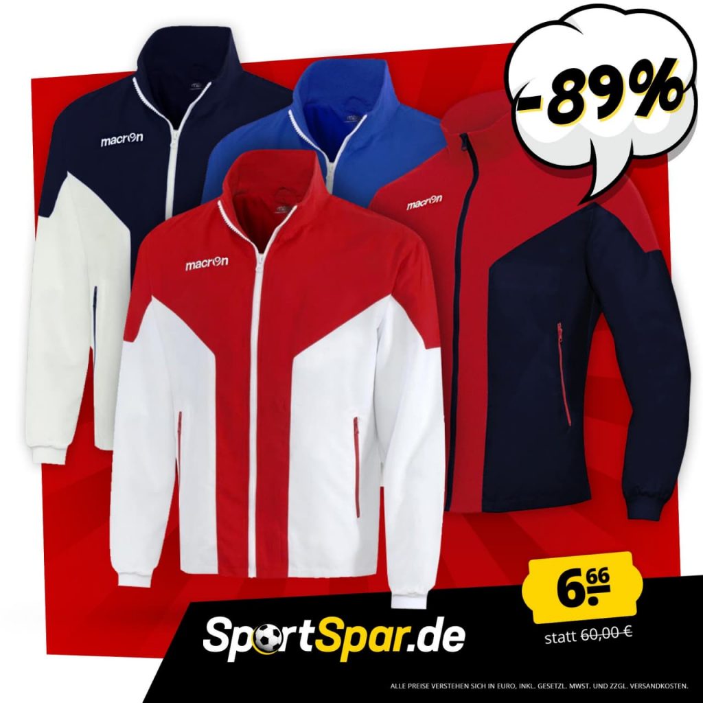 Macron Trainingsjacke Fuer Herren