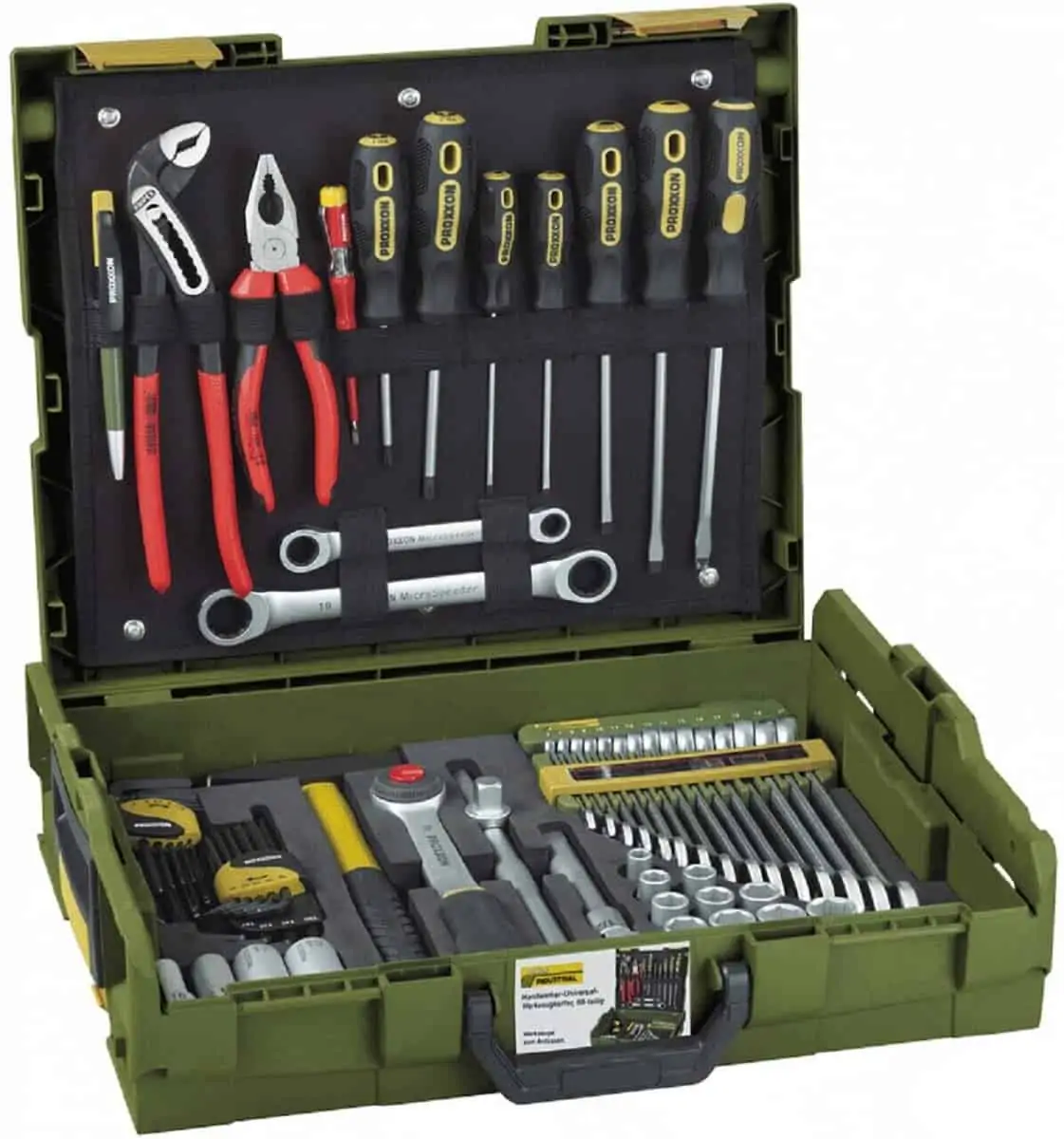 Proxxon Handwerker-Universal-Werkzeugkoffer in L-BOXX [69-teilig] für 196,73€ inkl. Versand statt 217,87€