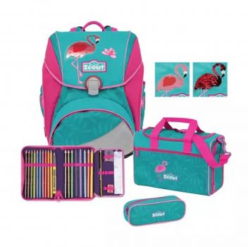 scout alpha set glitter flamingo