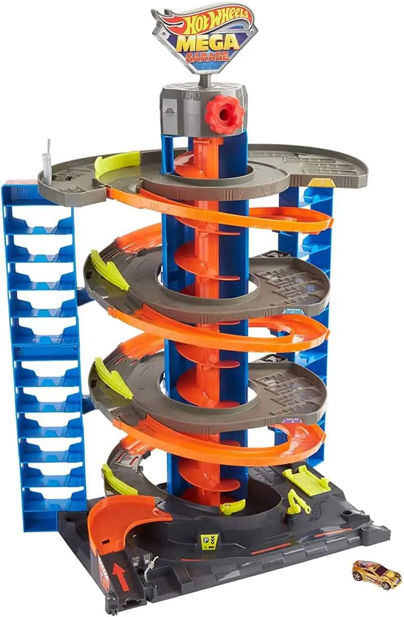 Hot Wheels City Power-Parkgarage Spielset mit 1 Hot Wheels Fahrzeug im Maßstab 1:64 für 49,30 € inkl. Versand (statt 62,99 €)Mattel